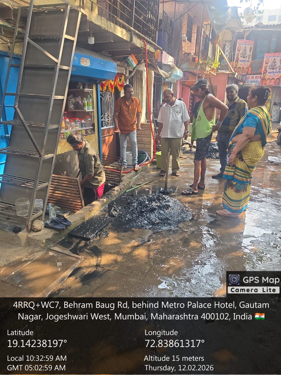 irupeshsawarkar's tweet image. सेवेतील सातत्य, परिसराच्या प्रगतीसाठी वचनबद्धता!

नेपाली चाळ, विकास नगर येथे गटार तुंबल्यामुळे नागरिकांना मोठ्या अडचणींचा सामना करावा लागत होता. साचलेला गाळ, दुर्गंधी आणि डासांचा प्रादुर्भाव यामुळे नागरिकांच्या आरोग्याचा प्रश्न निर्माण झाला होता.

#CommunityFirst #CleanAndSafe