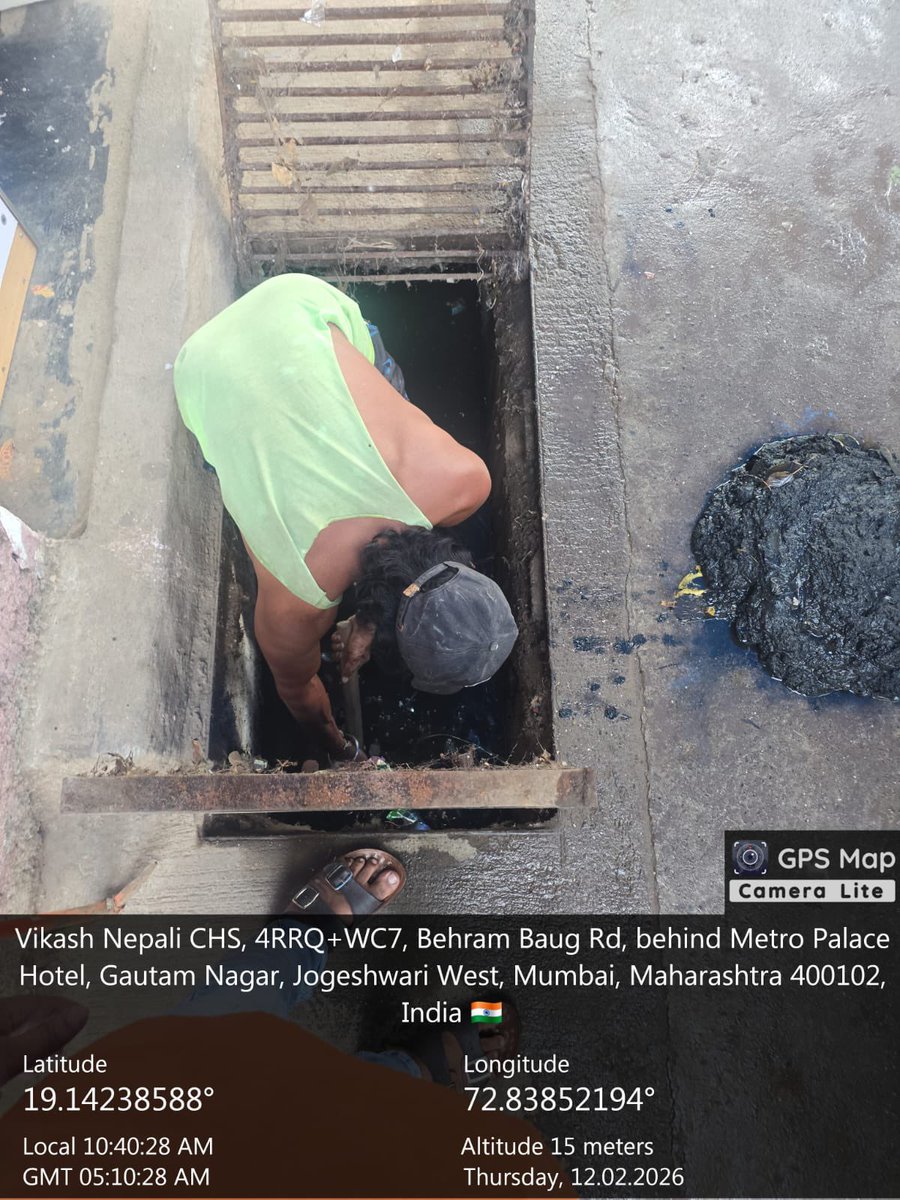 irupeshsawarkar's tweet image. सेवेतील सातत्य, परिसराच्या प्रगतीसाठी वचनबद्धता!

नेपाली चाळ, विकास नगर येथे गटार तुंबल्यामुळे नागरिकांना मोठ्या अडचणींचा सामना करावा लागत होता. साचलेला गाळ, दुर्गंधी आणि डासांचा प्रादुर्भाव यामुळे नागरिकांच्या आरोग्याचा प्रश्न निर्माण झाला होता.

#CommunityFirst #CleanAndSafe