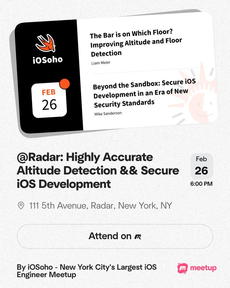 iOSoho at Radar