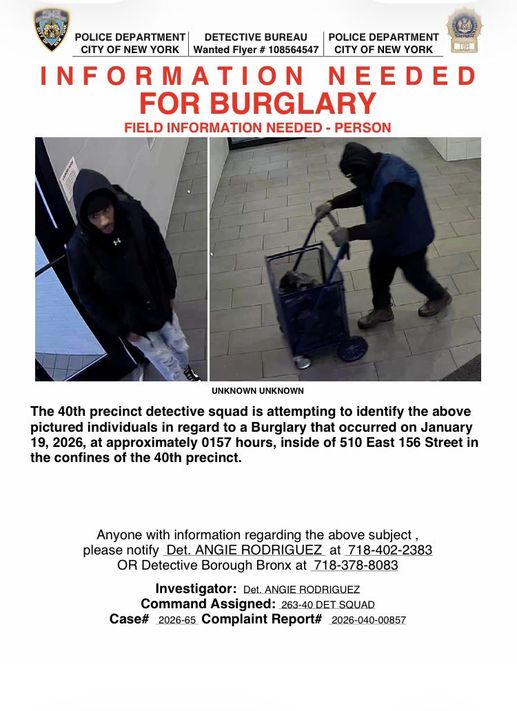 NYPD 40th Precinct tweet media