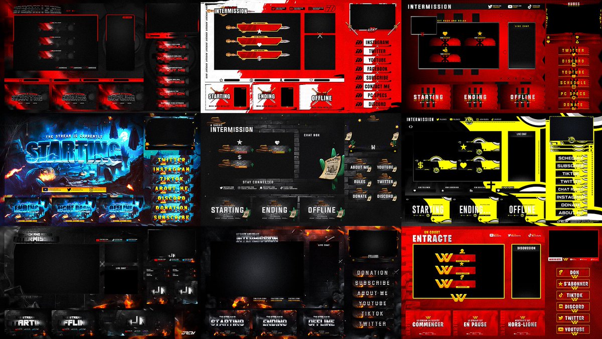 Commissions are open📢 

$30 for a streaming package📷 

If you are interested in working together on that next project, feel free to contact me via DM!    

Check out my work: Behance.net/ByJackDzn