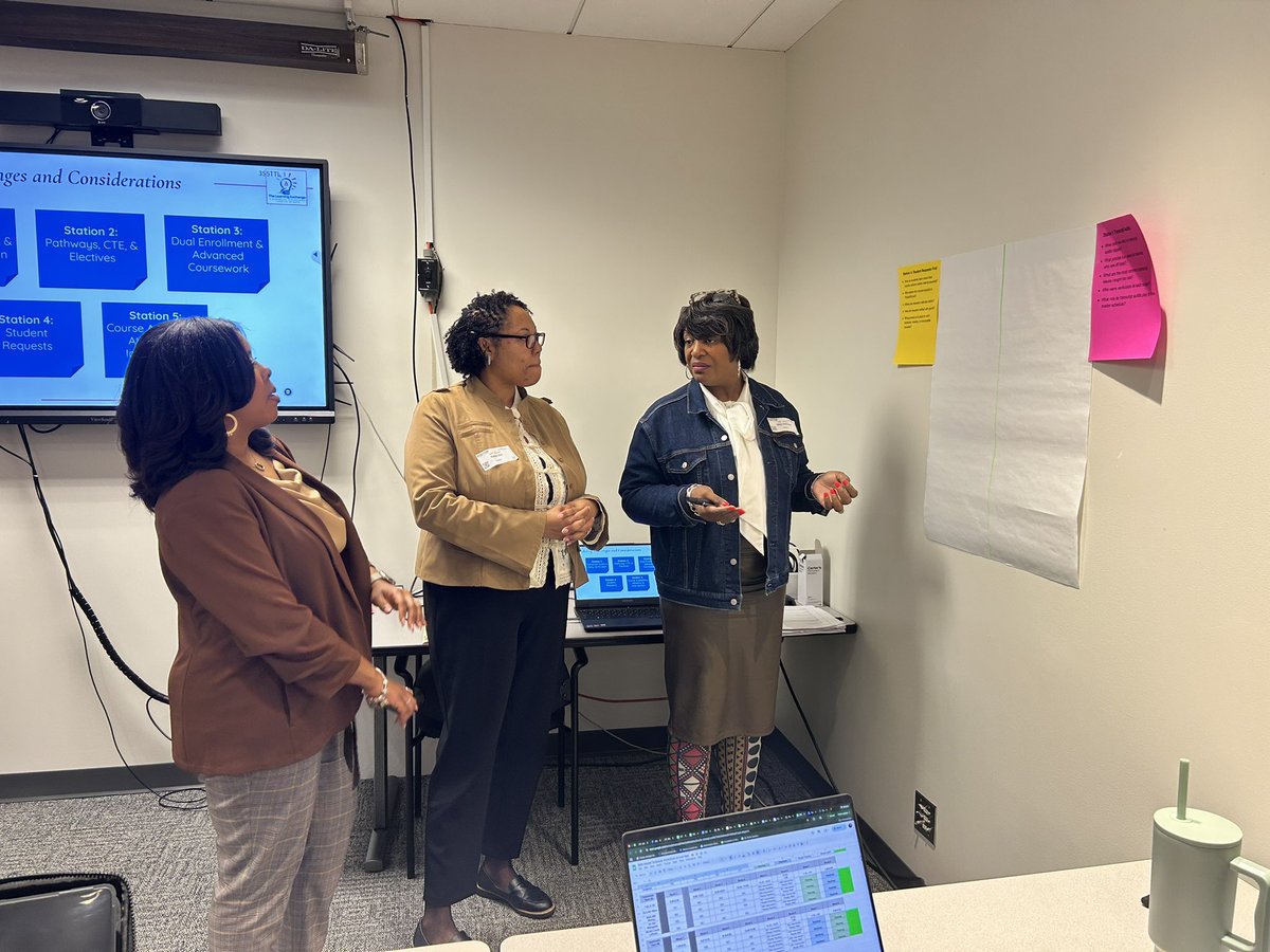 MariaDSells's tweet image. School leadership teams came together this week as part of the @ALSDEOSI &amp;amp; @CogniaOrg partnership to discuss optimizing student success with student centered master schedules and engaging in strategies to enhance performance on state accountability metrics.