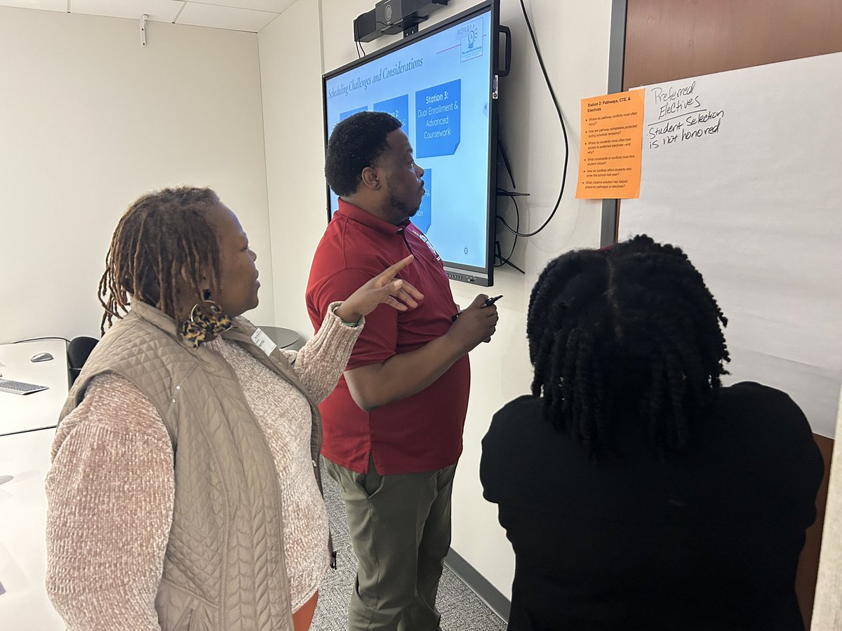 MariaDSells's tweet image. School leadership teams came together this week as part of the @ALSDEOSI &amp;amp; @CogniaOrg partnership to discuss optimizing student success with student centered master schedules and engaging in strategies to enhance performance on state accountability metrics.