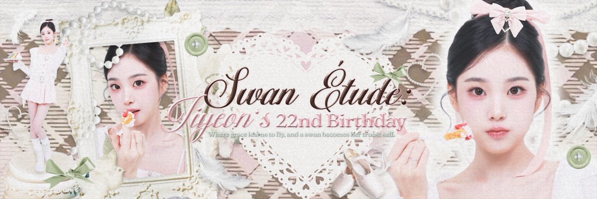 ㅤ
🏹 .. Glide in soft steps and feather-light dreams. It’s our 𝗝𝗶𝘆𝗲𝗼𝗻’𝘀 𝘀𝘄𝗮𝗻 𝗺𝗼𝗺𝗲𝗻𝘁 .ᐟ Draped in white grace, this delicate 𝘁𝘄𝗶𝗯𝗯𝗼𝗻, is a gentle keepsake, made for a day that belongs only to her. ୧ ‧₊

🪞bingkain.com/jiyeon22nd
️️ ️️ㅤ