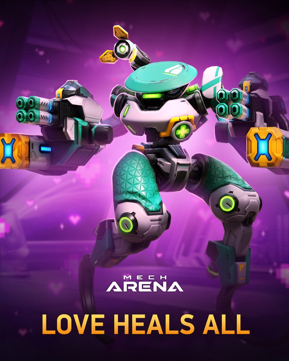 MechArenaMobile's tweet photo. 🌹💌 Celebrate Valentine’s Day with #MechArena!
We’ve prepared a small pack of thematic Valentine cards for you to save and share with friends or loved ones. Sometimes, a small token like that can convey far more than words would!
#MechArenaPilots #StValentinesDay https://t.co/22DhLbUQkp
