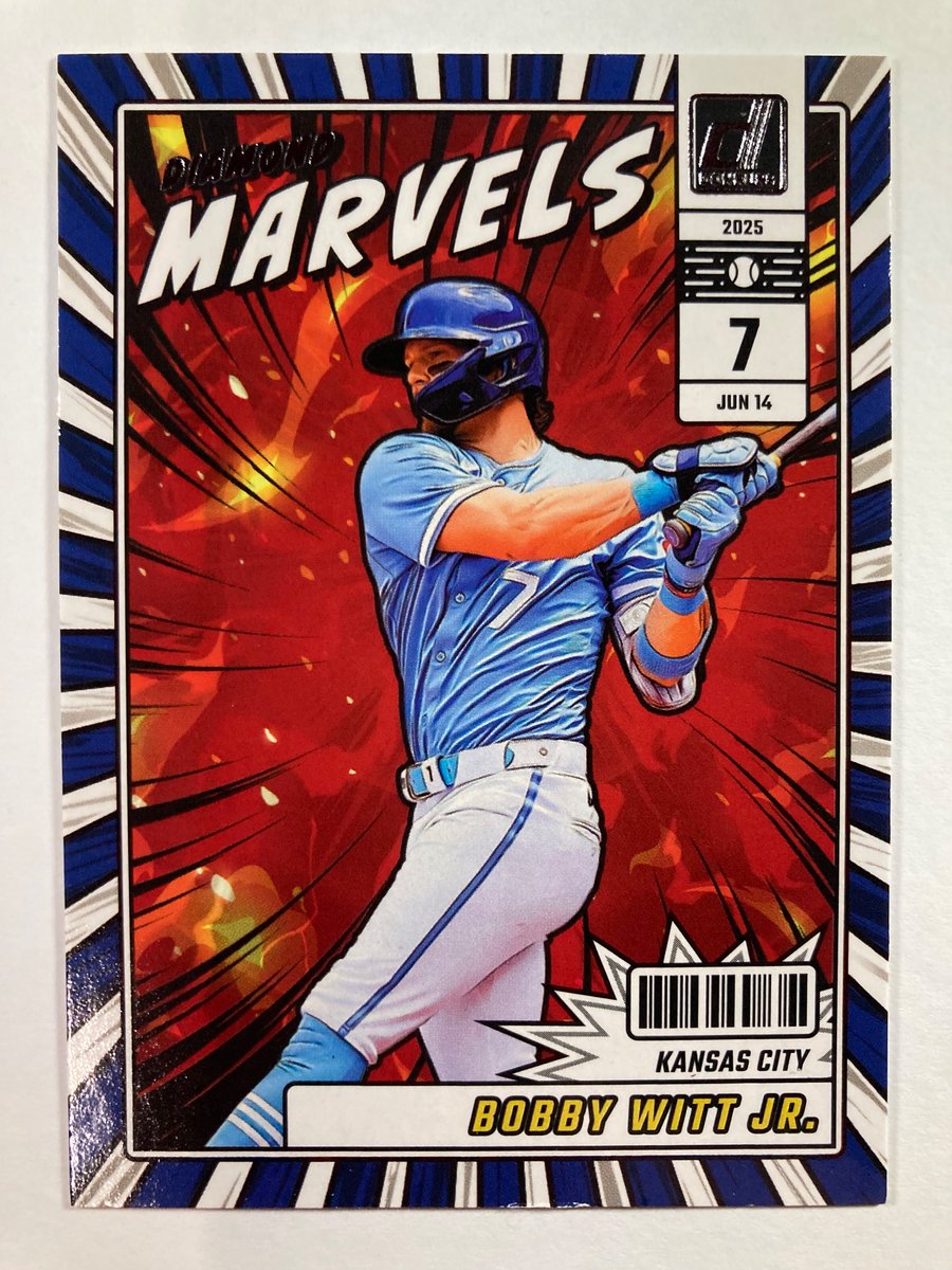 1218Sports's tweet image. 🎁Appreciation Day Giveaway🎁

Winner Announced Monday

🔥Bobby Witt Jr Donruss Diamond Marvels Fire

To enter
1. Follow
2. Retweet
3. Like
