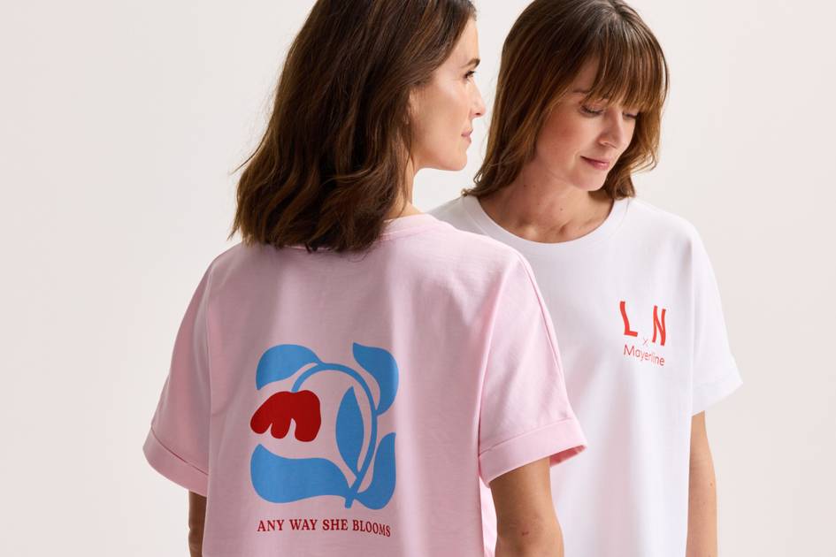 Mayerline Brussels lanceert een capsulecollectie met Ellen Kegels van LN Knits, bestaande uit twee T-shirts die vrouwelijke veerkracht centraal stellen. fashionunited.nl/press/fashion/…