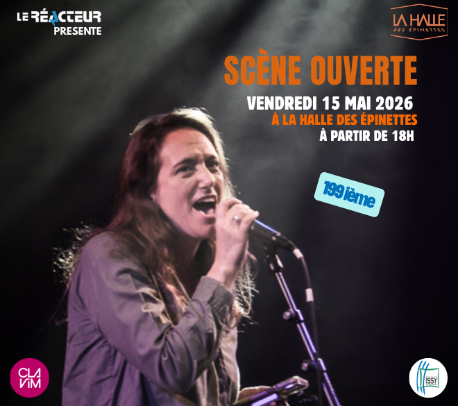 reacteur92's tweet photo. 199ième scène ouverte du Réacteur
Découvrir, jouer et partager sont les valeurs fortes de la scène ouverte du Réacteur. Quel que soit votre niveau, vous trouverez votre place au sein d’un évènement devenu aujourd’hui incontournable.
Inscription sur place. https://t.co/TduzD4EOw8