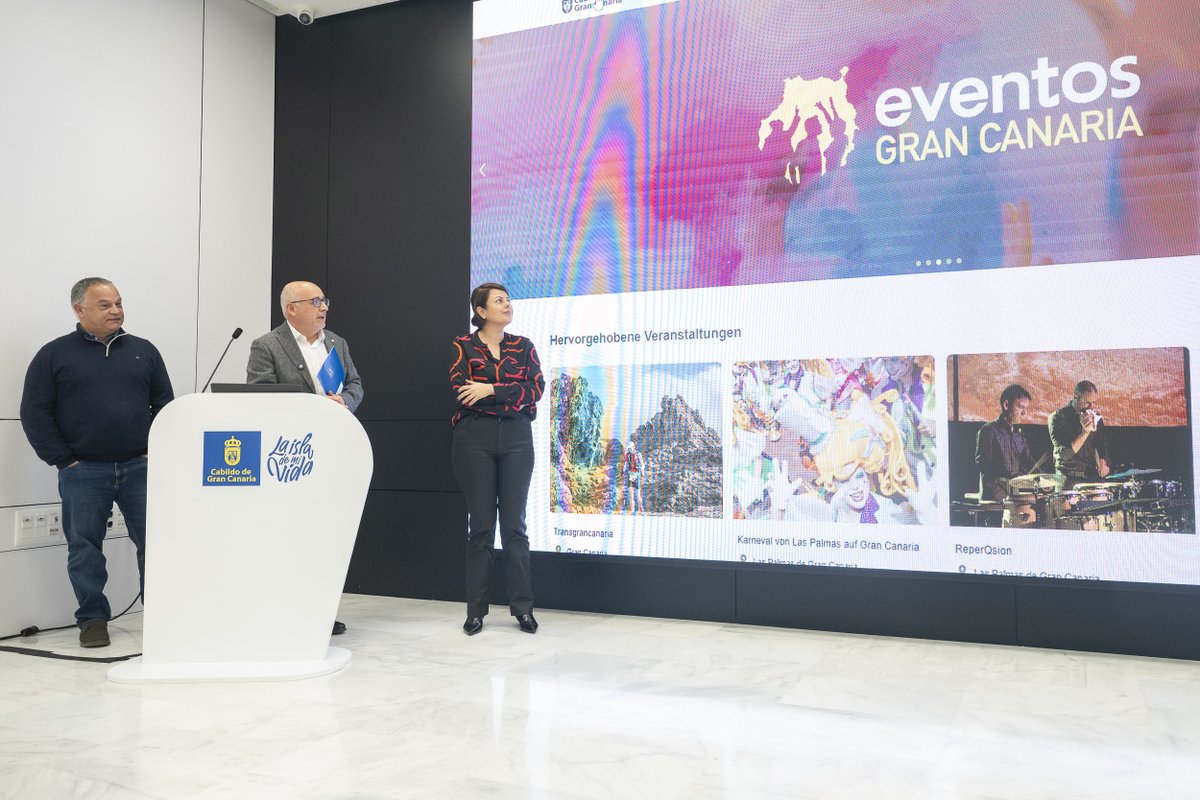 Gran Canaria centraliza su agenda cultural, deportiva y de ocio en eventosgrancanaria.com.

Antonio Morales destaca la colaboración municipal “para acceder de forma fácil e intuitiva” a las actividades y lo define como “un instrumento muy fácil para comunicar y estar informado”.