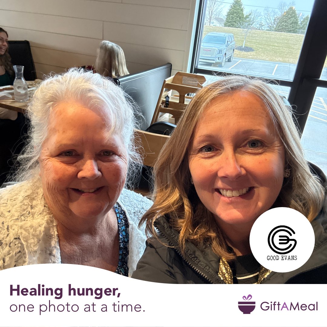 Thankful Thursday! 💛

Healing hunger, one photo at a time with GiftAMeal. Don't forget to take your picture when dining with us! 📸🫶🏼

#GoodEvans #ThankfulThursday #GiftAMeal #HealingHunger #NebraskaBrunch