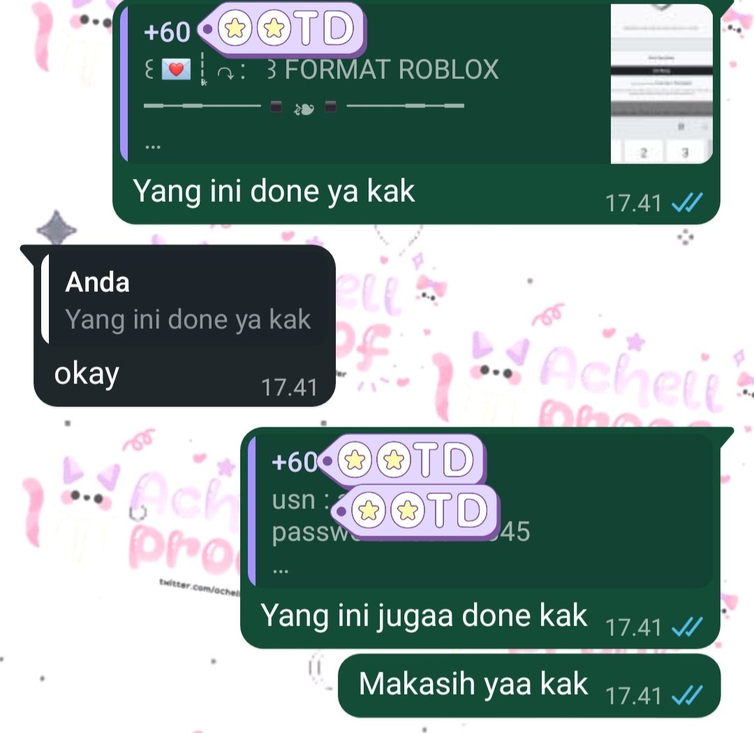 chellibrary's tweet image. Customer dari Malaysia, langganan terus di aku yaaa