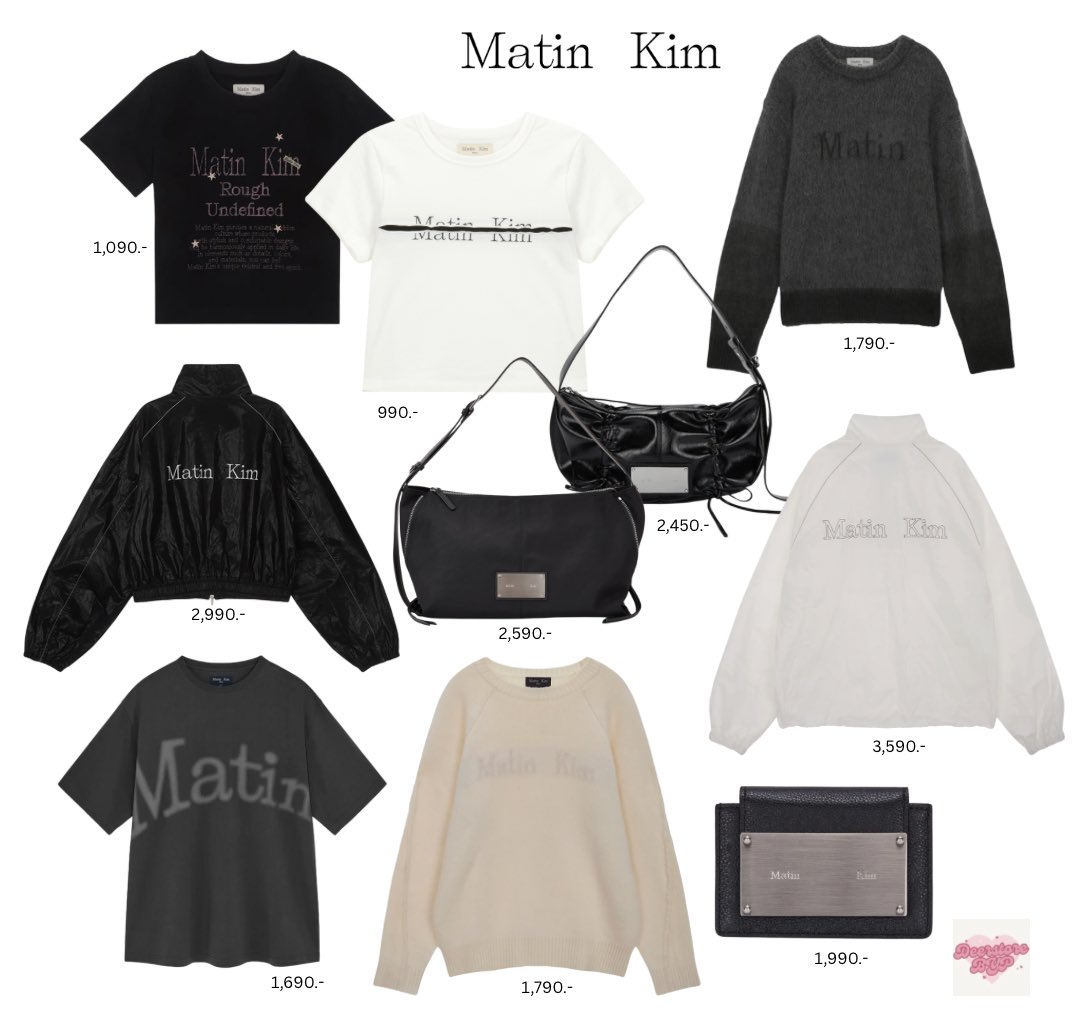deerstore_byp's tweet image. MATIN KIM — SALE UP TO 50% 
มีลดหลายรายการเลยค่า มัดจำได้ 📸⭐️