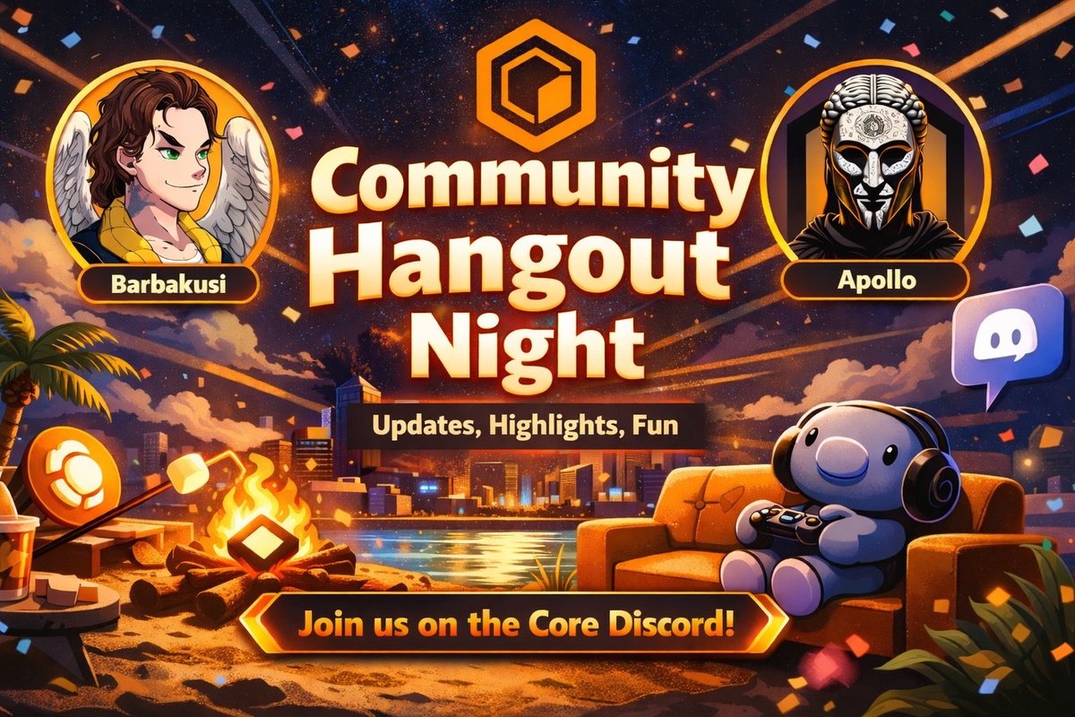 Core community > Everything 🔶

We’re hosting a Community Hangout Night this Friday! No formal panels, no boring slides.

Just quick updates, spotlighting a few community members, and some interactive fun (not the typical ones).

Most importantly, we’re just hanging out. Bonding,