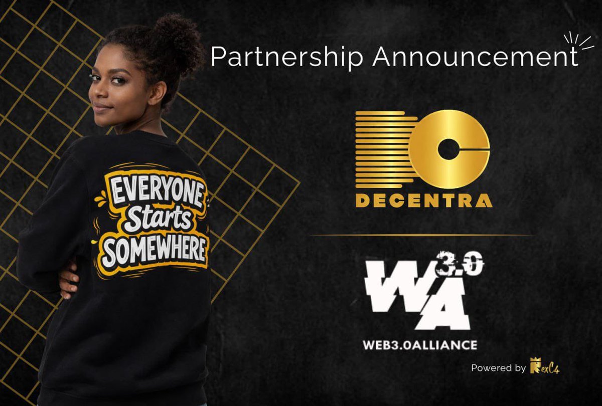 _Web3Tribe's tweet image. Big news! 🚀 We’re partnering with @RexC4_ for Decentra 2026 🤝

Connected with real Web3 builders who share the vision &amp;amp; grind. More Web3 energy, deeper talks, education &amp;amp; innovation incoming.

The ecosystem is growing.  
Everyone Starts Somewhere.

#Decentra2026 #Web3