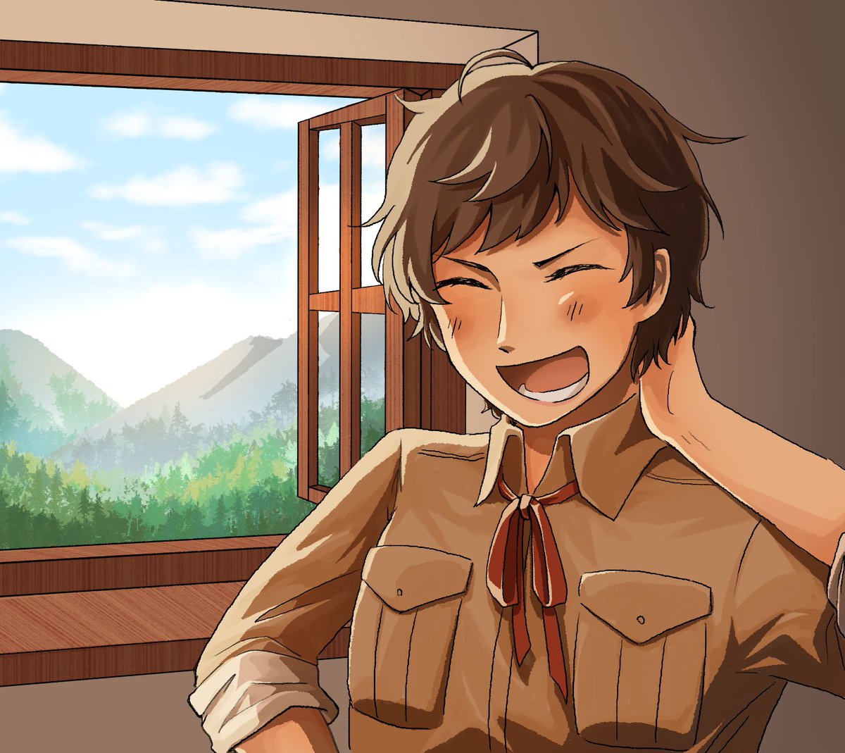 #アントーニョ・ヘルナンデス・カリエド生誕祭2026 #親分生誕祭2026 
とても間に合わないけど今日のうちにおめでとうって言いたかった
進捗です