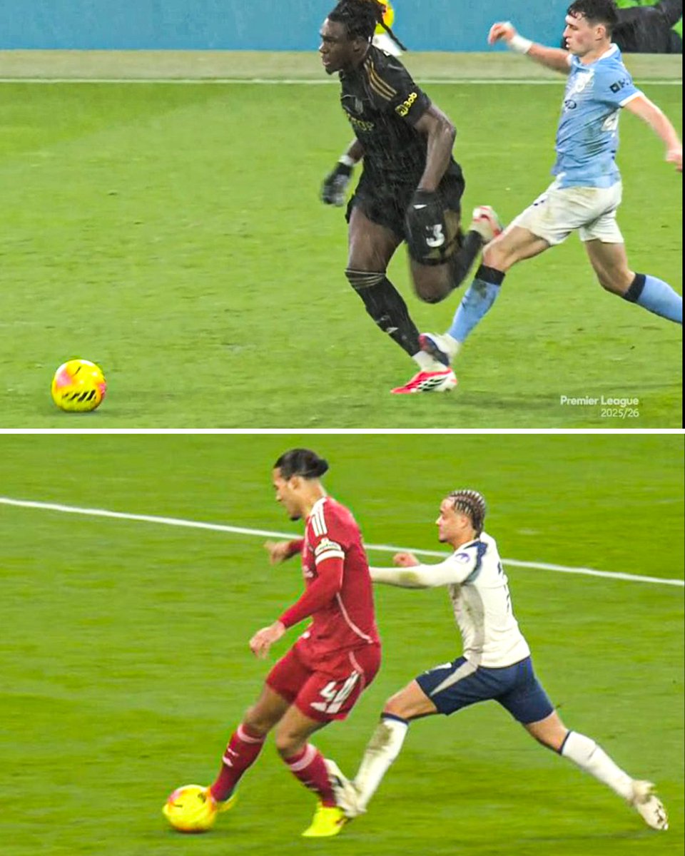 ESPNUK's tweet image. One was a red card 🟥 One was not a red card ❌