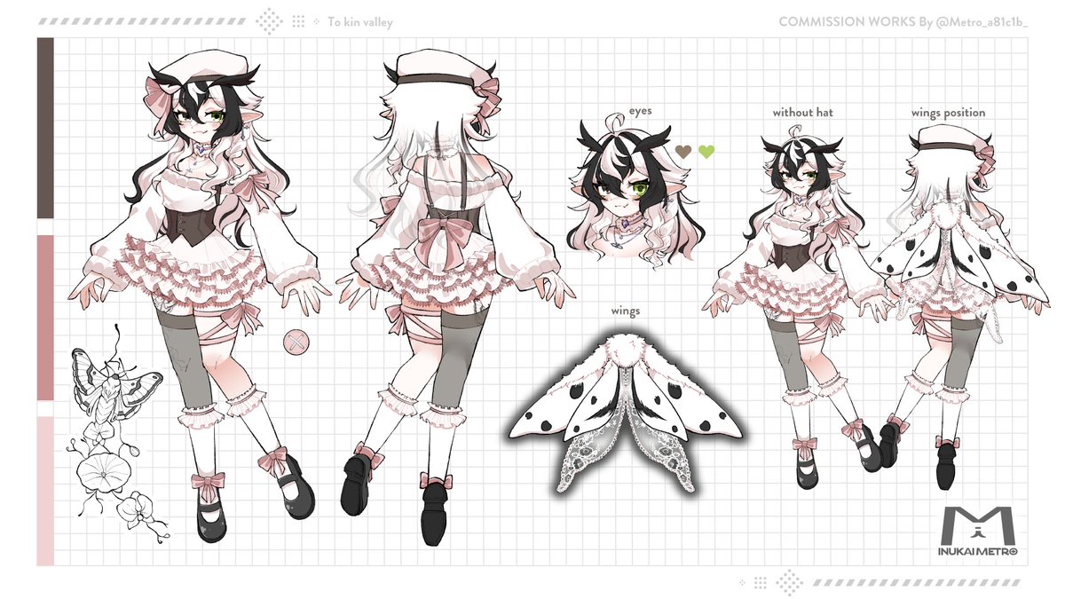 Kin🌸 Moth Vtuber Ƹ̵̡Ӝ̵̨̄Ʒ tweet media