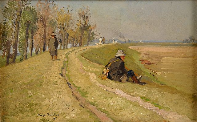 damian_arasa's tweet photo. Lo malo de la tristeza es que te echa a la cuneta y te impide ver la calzada por la que sigue circulando la vida.

🎨 Hugo Mühlig https://t.co/mDUVHLVeak