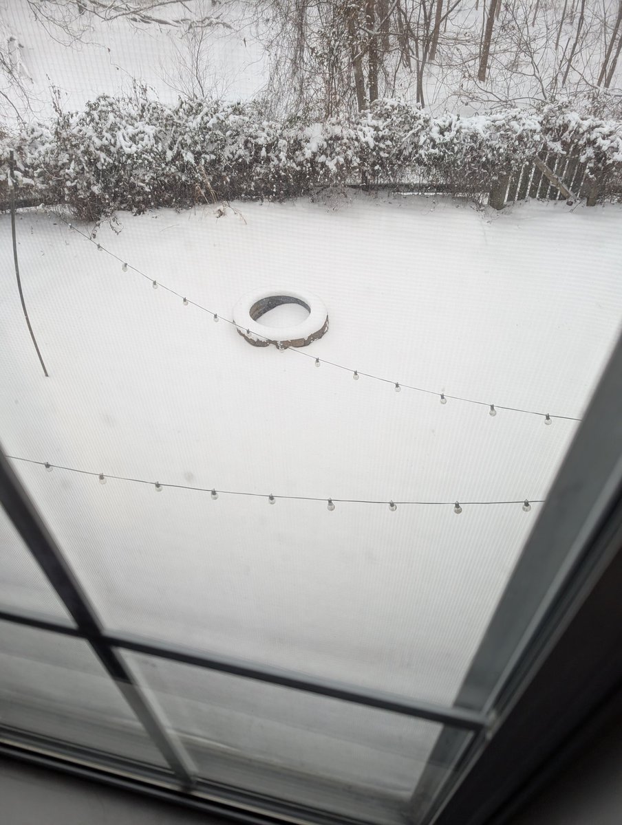 Guess I'm stuck indoors for the next few days