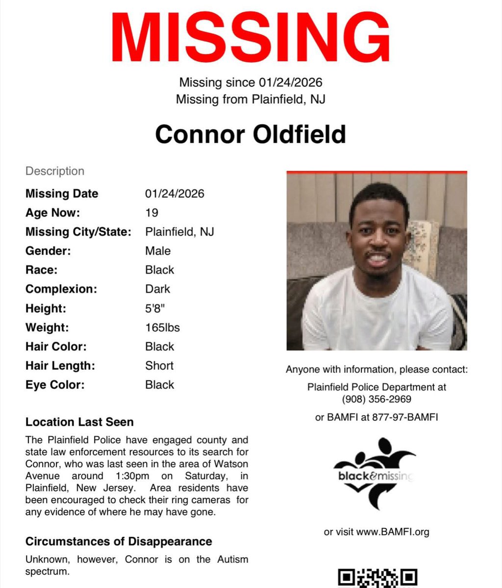 zellieimani's tweet image. Urgent. Young autistic, but verbal young man is missing. His family is crying for help.