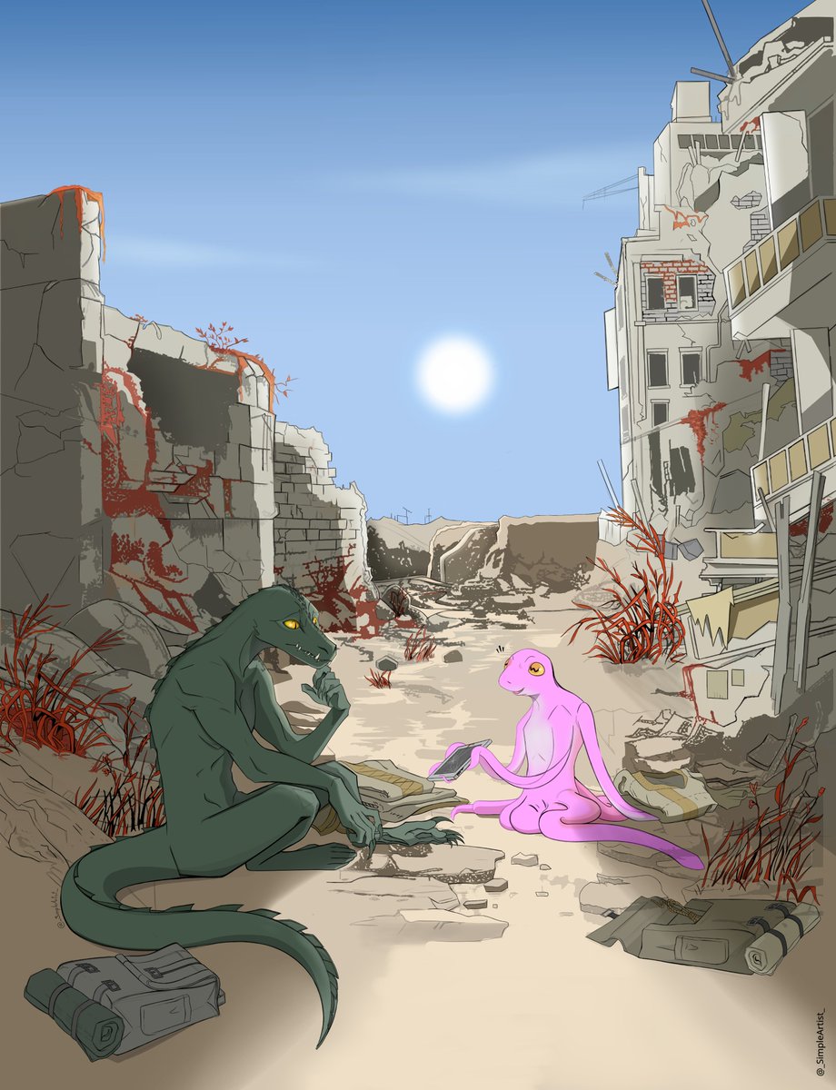 _SimpleArtist_'s tweet photo. Commission for the great author of Predation's Wake of reddit! u/United_Patriots
#scalieart #TheNatureOfPredators ๐๐ฆ https://t.co/xtTRa1JBsS