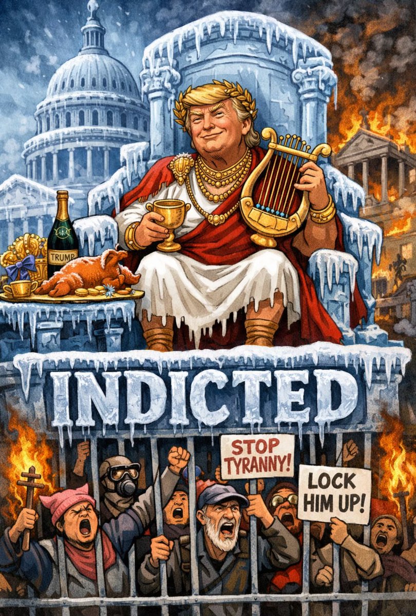 Political cartoons by Maya “all I do is” Nguyen 

Title: Nero