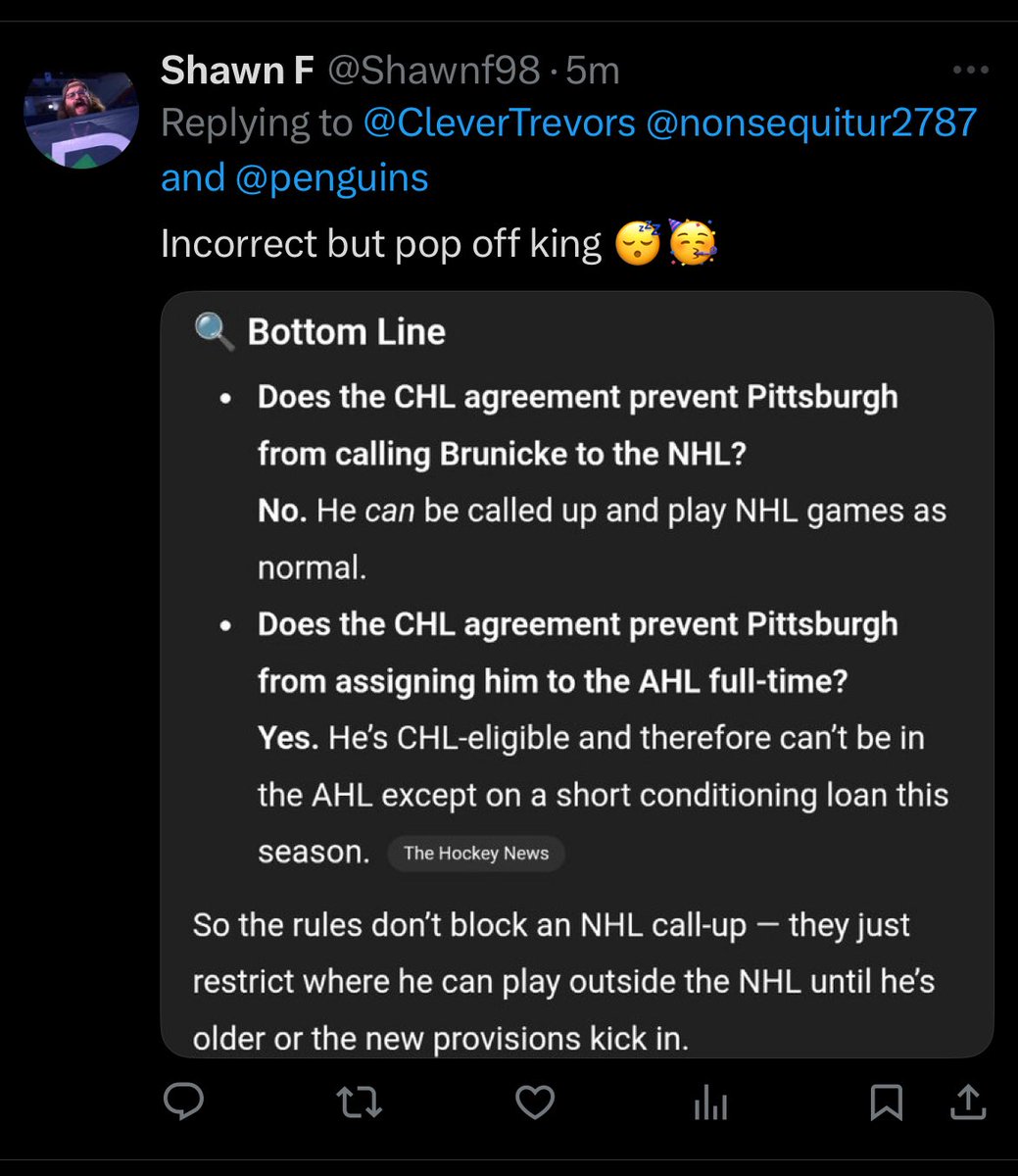 GENxRebel's tweet photo. @CleverTrevors @Shawnf98 @nonsequitur2787 @penguins Embarrassing 😭 Tweet->Delete->Block https://t.co/1mUL56BaMK