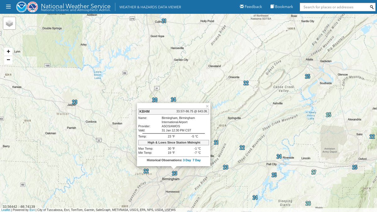 CentralALWx205's tweet photo. Birmingham is colder than the Arctic.

23 in #Birmingham
25 in #Svalbard Norway, 800 miles of the arctic circle. 

#alwx #NOwx https://t.co/5NueBrSu3s