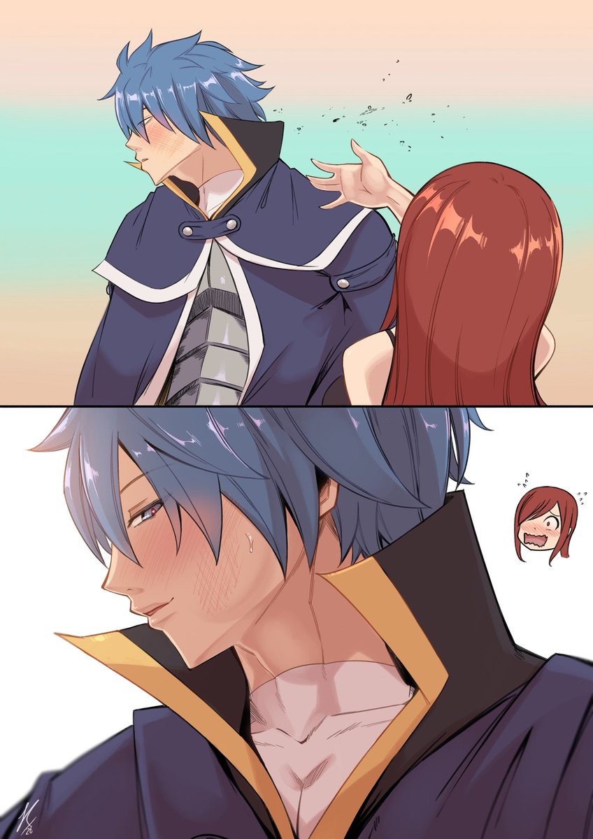 Oh no he’s hot! 😂

#fairytail #jerza