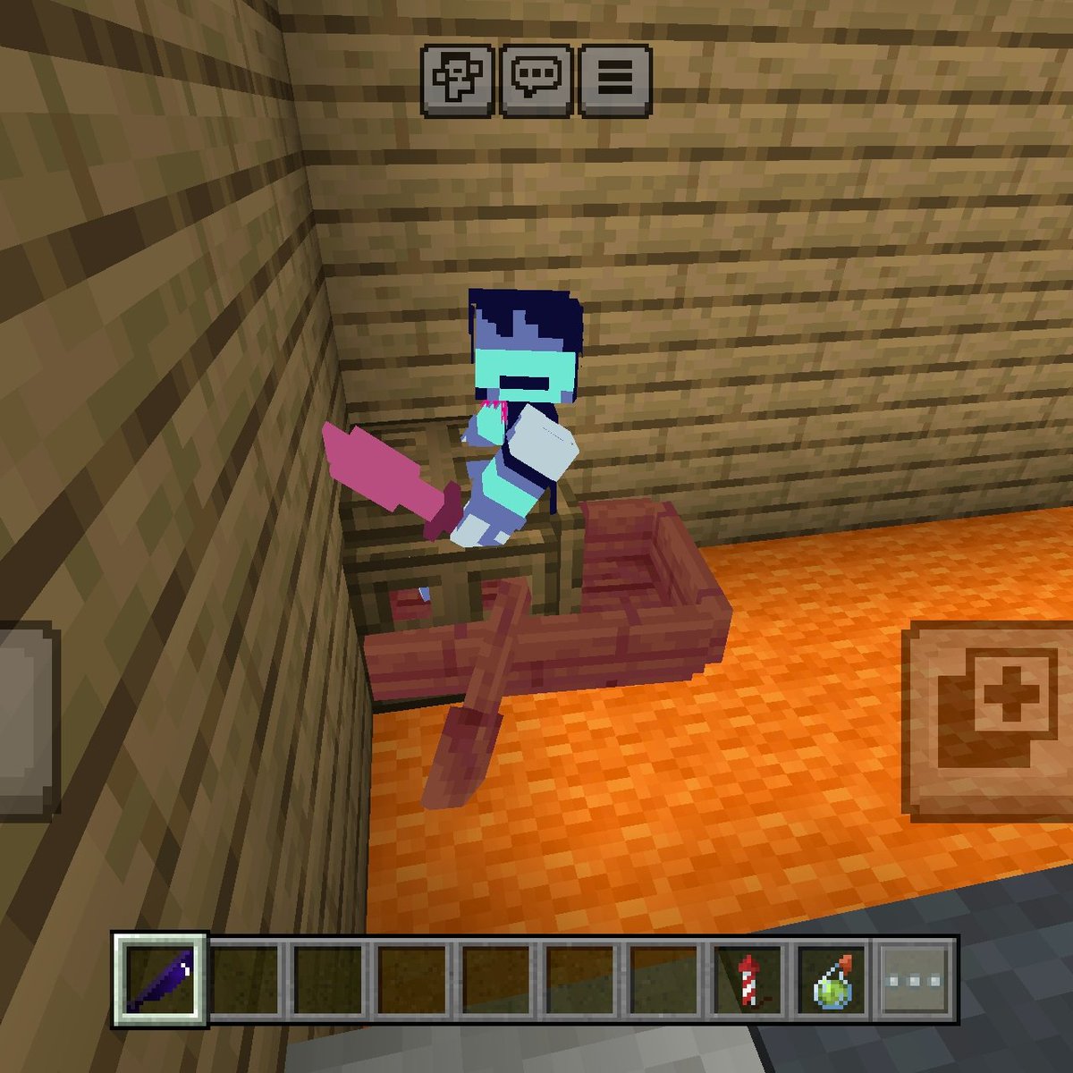 FireBrickFox's tweet image. They made thiemself stuck in a boat…

(I killed them later)