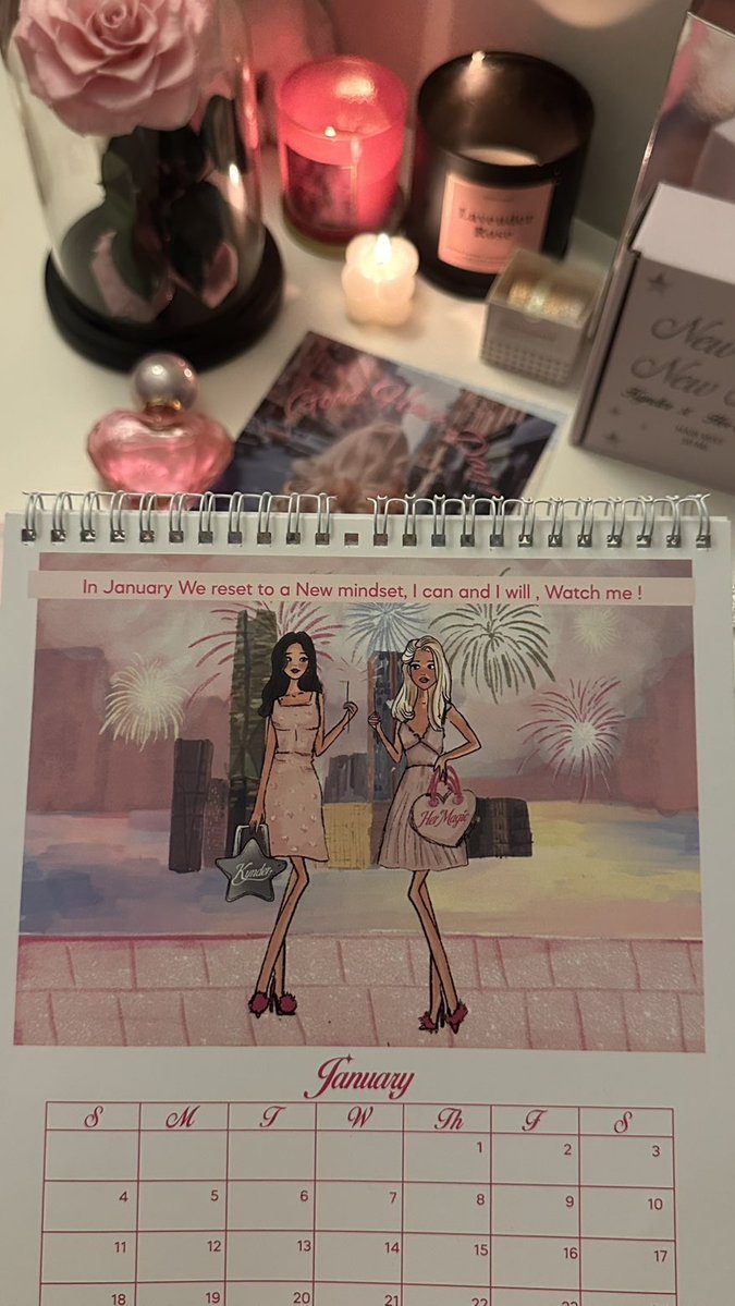 m55ev's tweet image. January 🦢🫧🕯️🩰🗓️