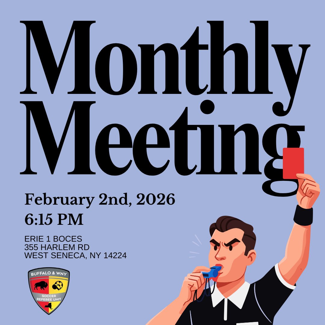 Buffalo Soccer Referee tweet media