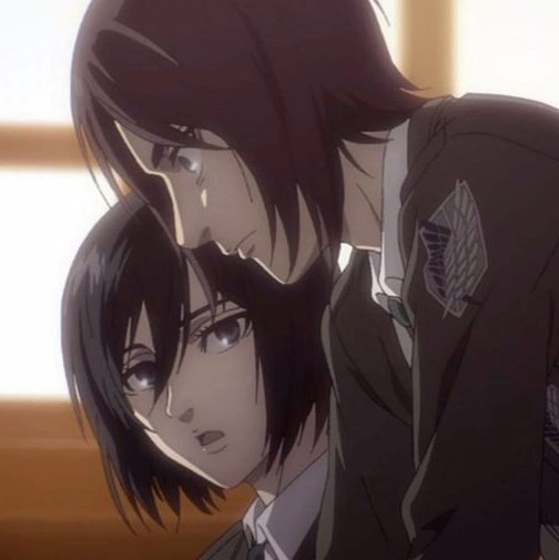 gracesslyem's tweet photo. deer mikasa and bunny eren https://t.co/IvRpC3hxtC