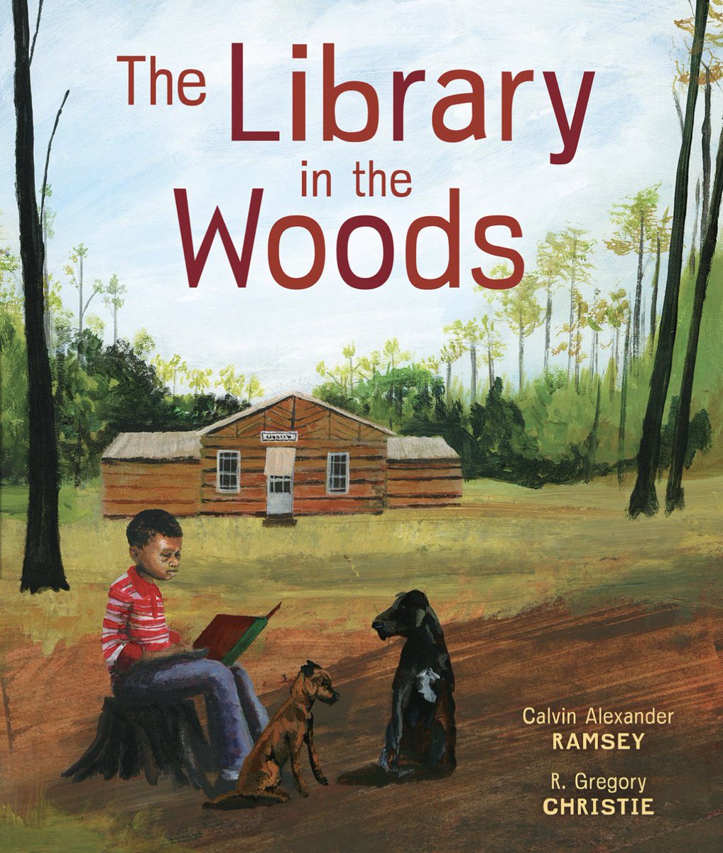 stefkidlit's tweet photo. For Day 31 of my PB reading challenge, I read THE LIBRARY IN THE WOODS by Calvin Alexander Ramsey &amp; R. Gregory Christie. A poignant book about family, libraries, &amp; the Black community creating real-life magic. Perfect ending to my Jan reading challenge 💜
#StoryStudy #KidLit https://t.co/zKfzHdDt3R