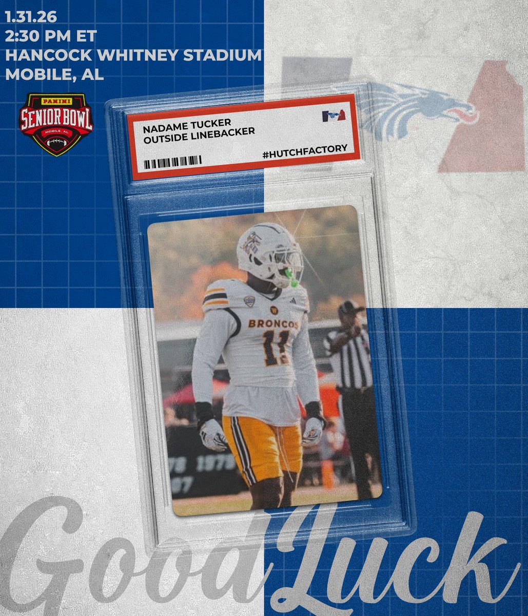 BlueDragonsFB's tweet photo. Good luck to @DeshonSingleton and @nadame_tucker today in the Senior Bowl! 

📍 Mobile, AL
⏰ 2:30 PM ET
📺 NFL Network

#BreatheFire🔥 #HutchFactory🏭 https://t.co/K60lZ1BfIC