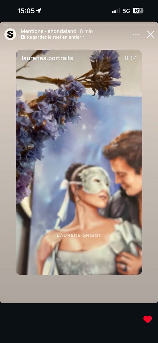 Hier, les comptes Bridgerton &amp; Shondaland ont repartagé mon dessin en story. C’est tellement dingue 🥺!
Vraiment je réalise pas et surtout je comprends pas parce que ça fait 3 semaines que le dessin est posté donc je pensais pas qu’on pourrait le remarquer à nouveau 🫣