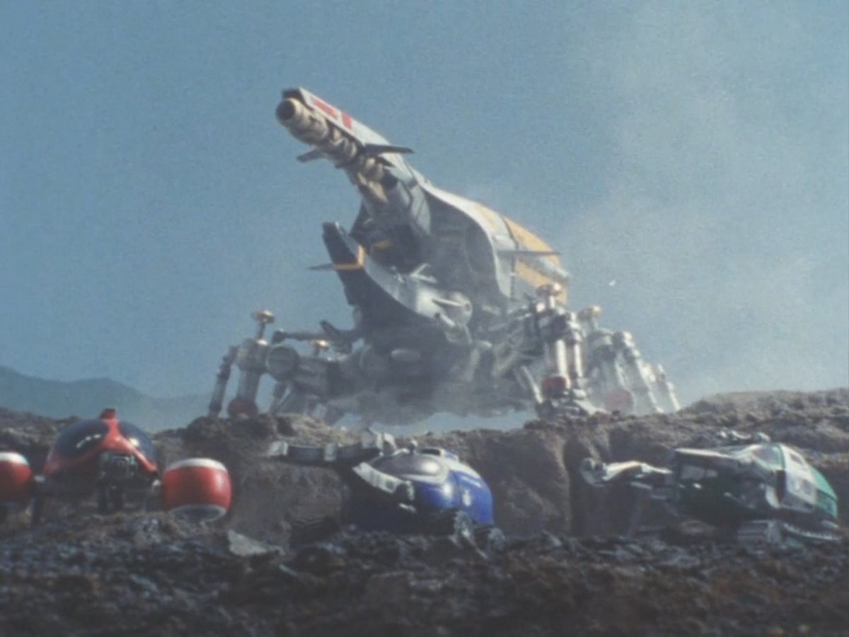 KkeefekyKyle's tweet photo. Watched B-Fighter Episodes 22-26 6 days ago. Mai takes Rei's place as the new Reddle, convinces a warrior to leave Jamahl, the team searches for the Mega Hercules after their machines were taken & Daisaku has to overcome his fear of water when his father arrives.
#BFighter https://t.co/TtSQDBiazZ