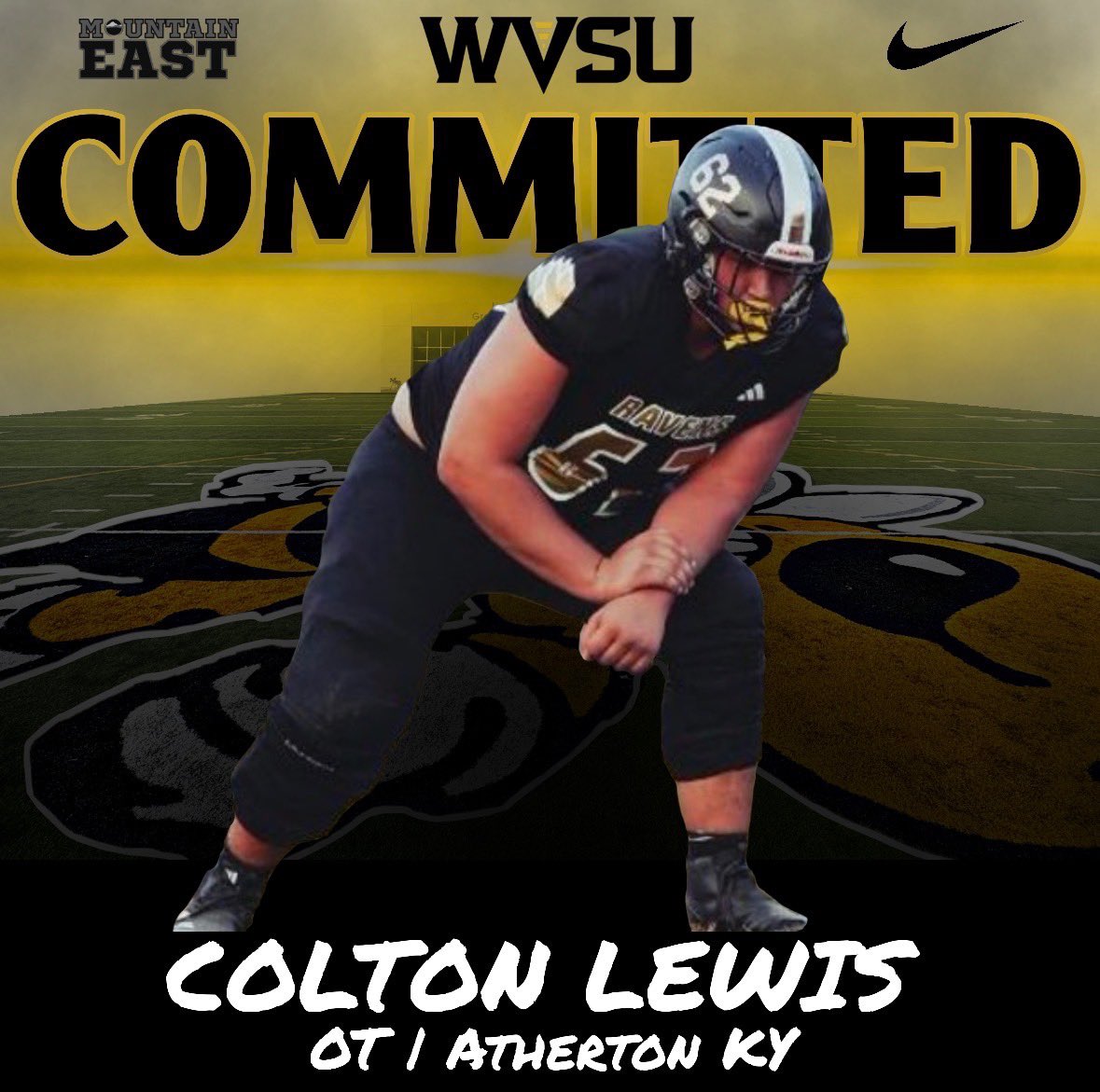 Colton Lewis 6'6" 301 OL tweet media