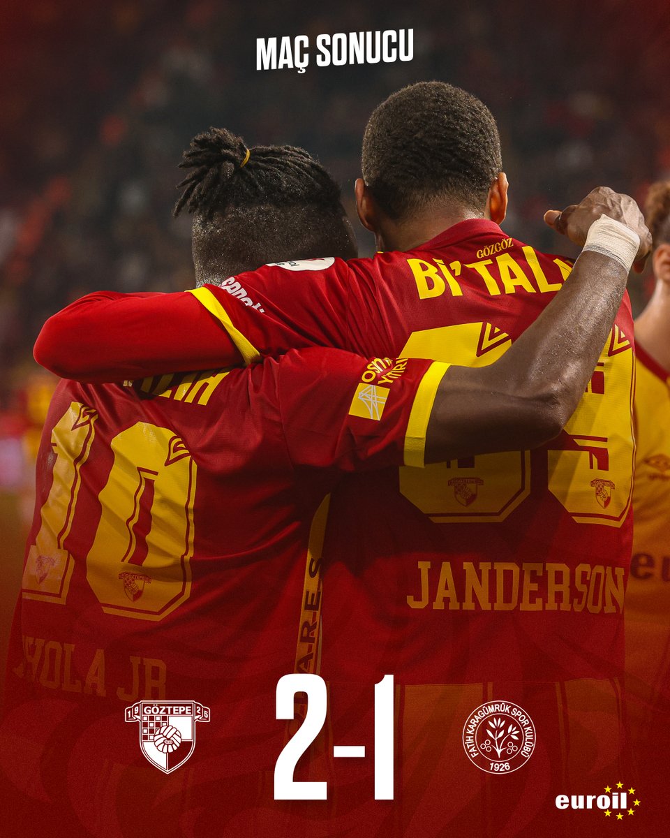 Evimizde 3 puan bizim!👊

#Göztepe