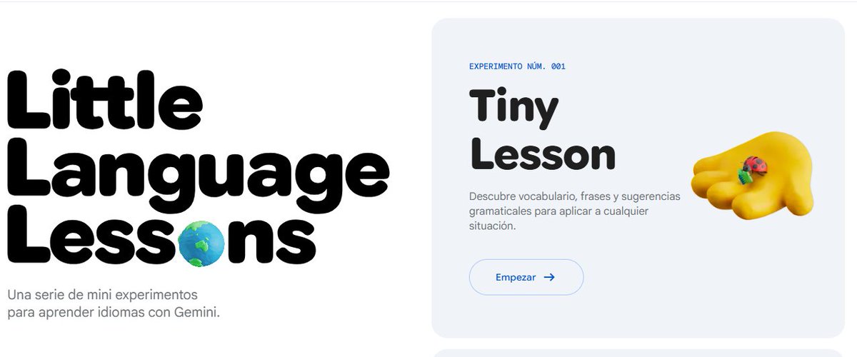 TicEducativas's tweet image. ¿No tienes tiempo para aprender un idioma? 🌍⏳ ¡Prueba las Little Language Lessons!

El secreto no es estudiar 3 horas un día, sino 5 minutos cada día. El #Microlearning transforma tu móvil en un aula global. ¡Consistencia sobre cantidad! 💪📚
#EdTech #Idiomas
