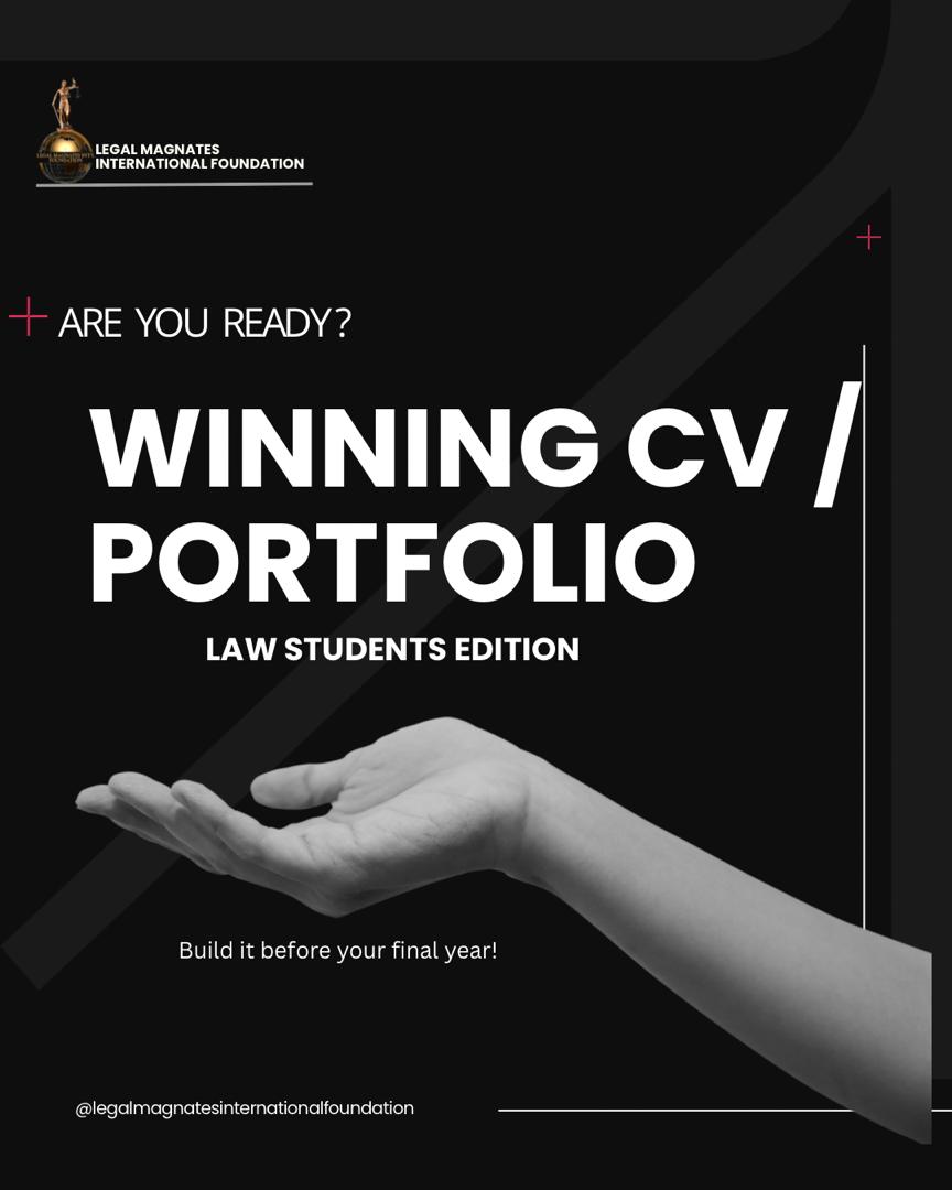 LMIFoundation_'s tweet photo. Your grades won’t speak for you forever.
Your CV and portfolio will.

Start building proof of competence, not just potential.
This is how law students stand out before final year.

Winning CVs aren’t accidental.
They’re intentional. ⚖️

Watch out for the next post. ✨ https://t.co/zGAU49dpWS