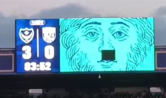 I know Pompey have been looking for a right winger but this was a little much from the club this afternoon