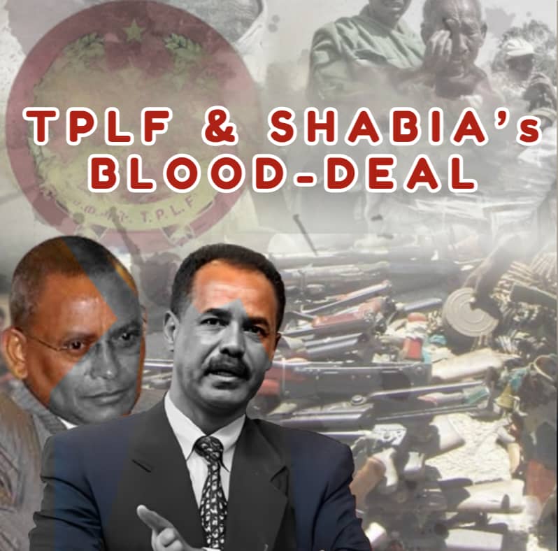 TPLF &amp; SHABIA’s BLOOD-DEAL

TPLF is leading Tigray back to the slaughter to please Shabia. They claim provocation while they are the ones pulling the trigger. The leadership is bullying the military into a suicide mission and Tigray in to total chaos.
#TPLFIsTheCause