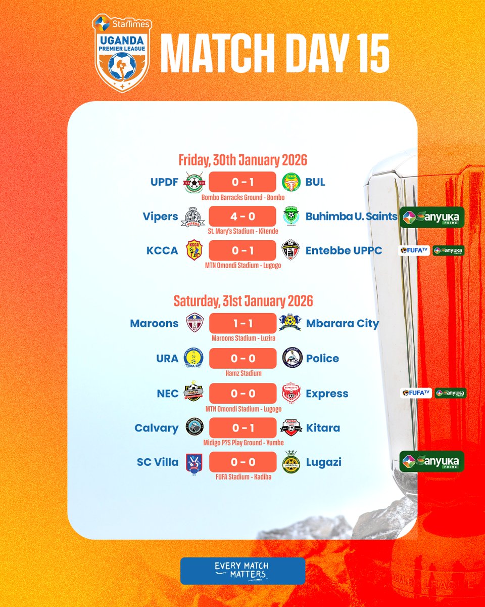 UPL's tweet image. The first round of the 2025-2026 #StarTimesUPL season is a wrap 🤝