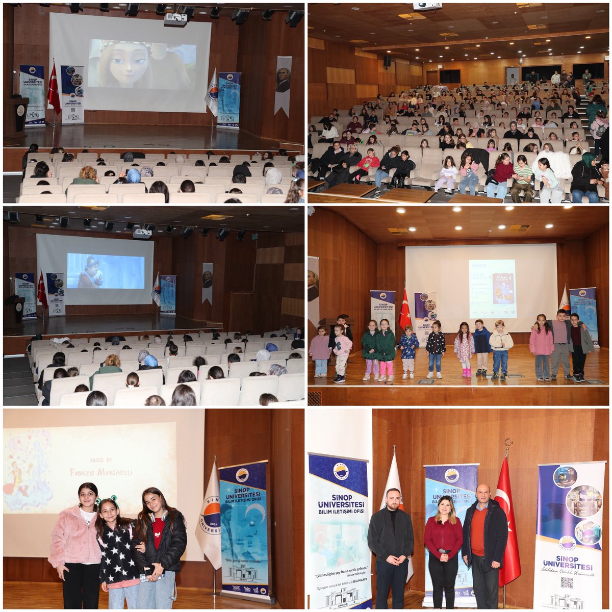 🎦❄️ Nirengi Kültür Sanat Derneği, Sinop Üniversitesi Ayancık Meslek Yüksekokulu, Sinop Üniversitesi Bilim İletişim Ofisi ve BG Film iş birliğiyle, “Karlar Kraliçesi 4 – Sihirli Ayna” adlı animasyon filminin ücretsiz gösterimi gerçekleştirildi. Ayancık Meslek Yüksekokulu