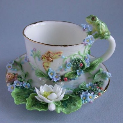 fairiehaze's tweet image. fairy tea cups