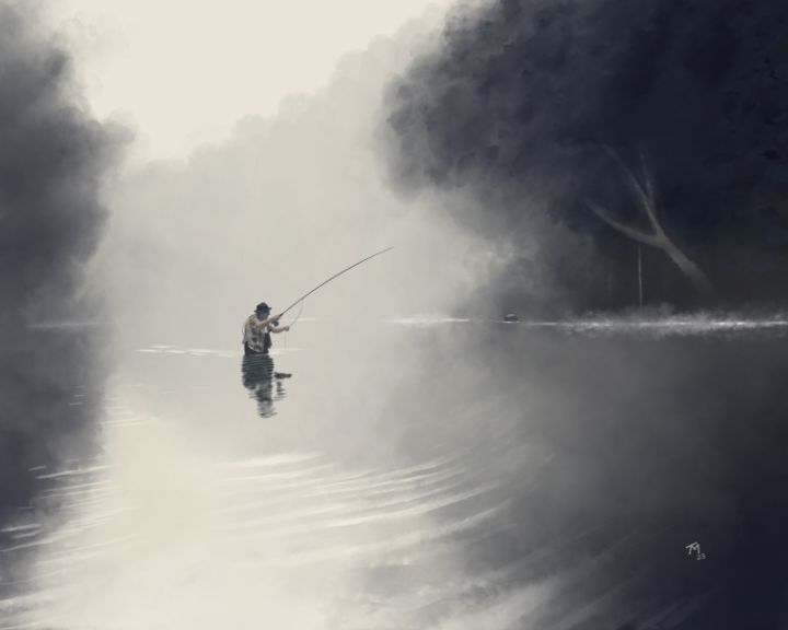 Art of the Day! "Foggy Morning". Buy at: ArtPal.com/tmccall?i=2923…
