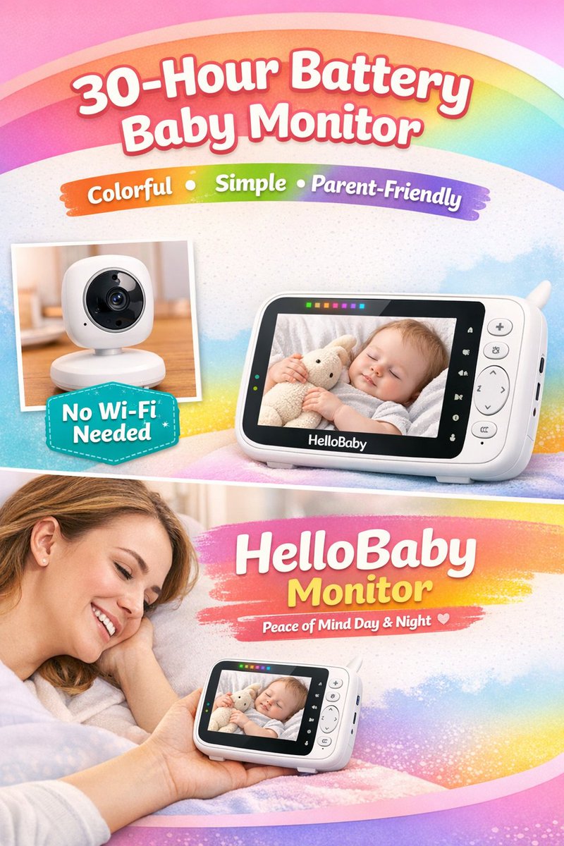 SharminSha28974's tweet image. Stay connected to your baby, worry-free!

#HelloBaby #BabyMonitor #ParentLife #NewParents #BabyCare #NurserySetup