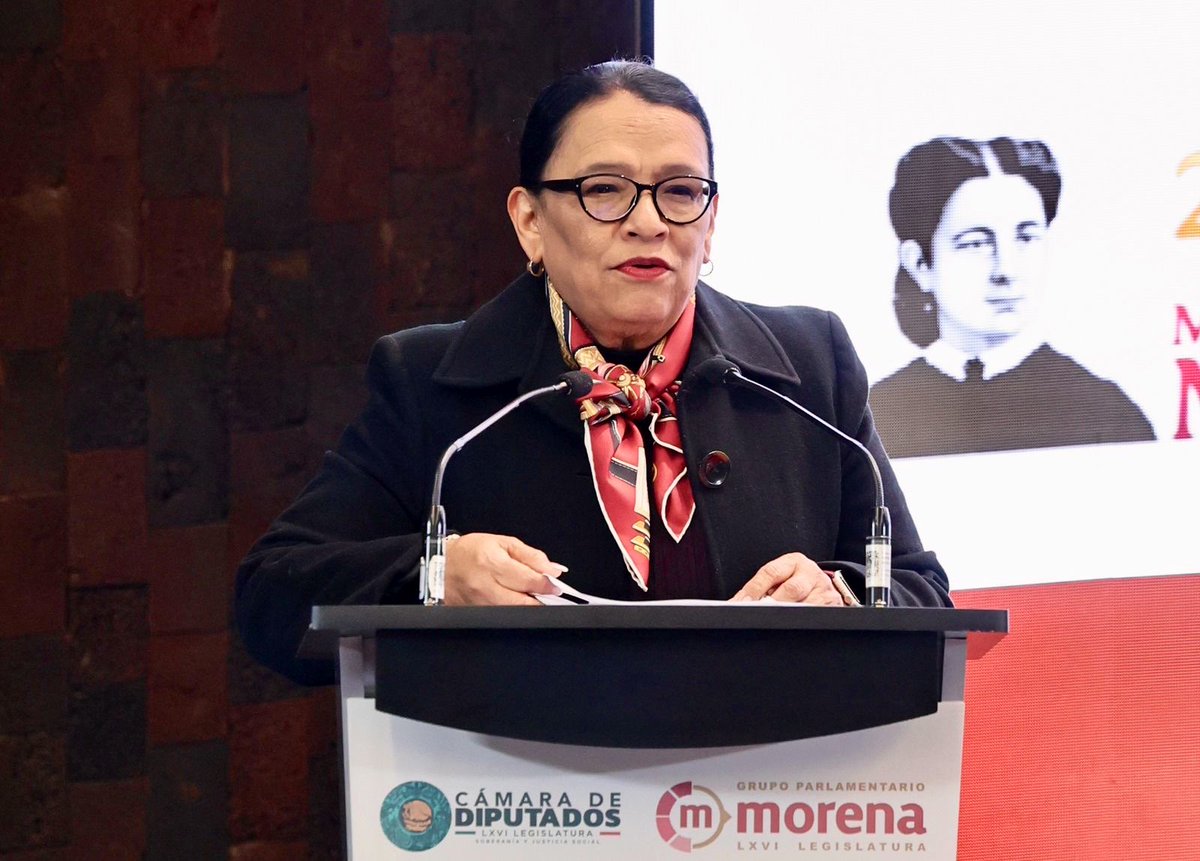 arturomedinap's tweet photo. Acompañamos a la secretaria de @SEGOB_mx, @rosaicela_, a la IV Reunión Plenaria de @DiputadosMorena en la @Mx_Diputados, con la que arranca el 2026.

 Reafirmó el diálogo permanente entre los poderes Legislativo y Ejecutivo para mantener y avanzar en la agenda en favor de la población.

Con unidad y trabajo coordinado avanzamos hacia un México más justo, en paz y con pleno respeto a los #DDHH.