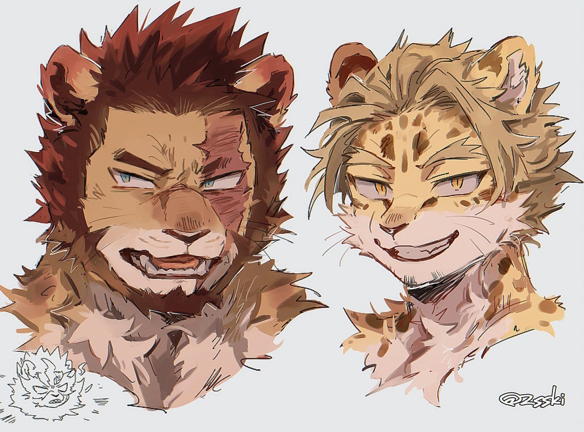 2sski's tweet image. 獣人化